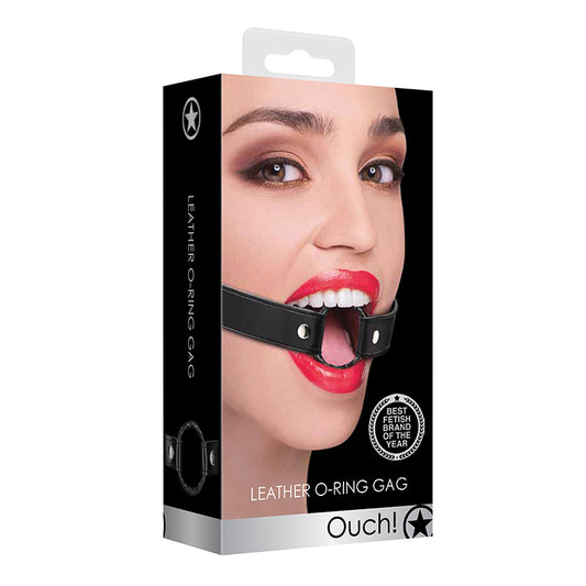 Ouch- O Ring Ball Gag - Black